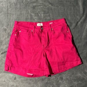 Nicole Miller Fuchsia Jean Shorts